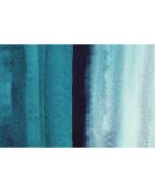 Tapis vinyle Acuarela abstracta bleu  - 133x200 cm